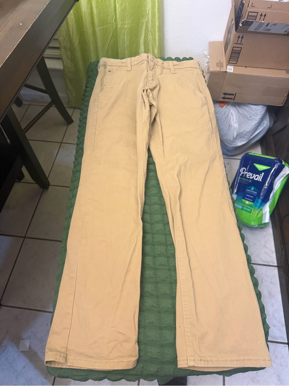 Signature by Levi Strauss Men's Tan Straight-Leg Chinos
